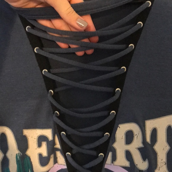 A very low cut t-shirt from express. - Picture 4 of 5